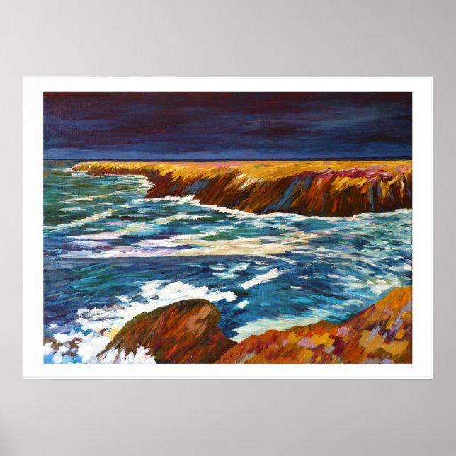 Seekante in der Bretagne Poster (Vorne)