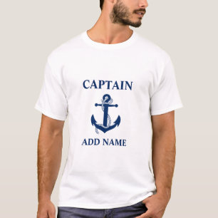 Seekapitän Name Anchor Rope T-Shirt
