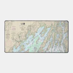 Seekarte Casco Bay 13290 Schreibtischunterlage