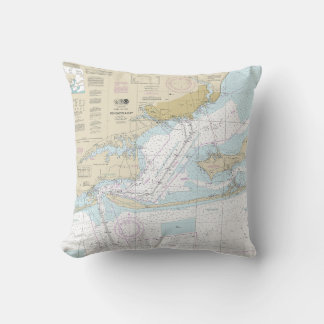 Seekarte der Bucht von Pensacola 11383 Kissen