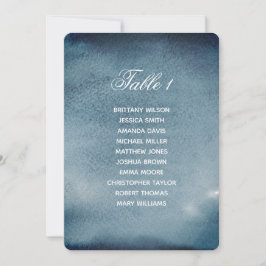 Seekarte der Marine. Hochzeitsplan für Blaue Wasse Einladung