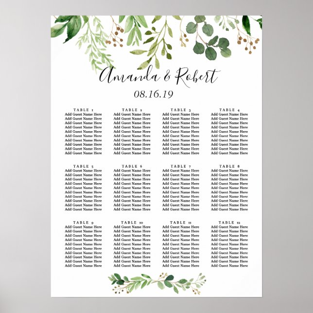 Seekarte der Sommerwilden Wiesen Poster (Vorne)