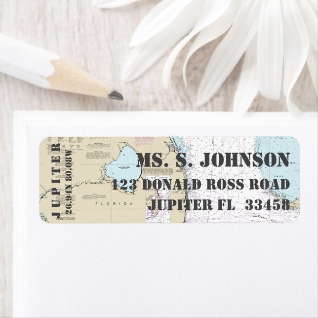 Seekarte der Zuhause-Port-in Südflorida (Insitu)