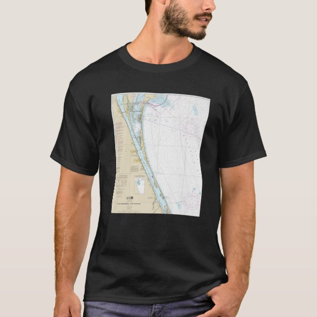 Seekarte - Kap-Kanal und Südgebiete T-Shirt (Vorderseite)