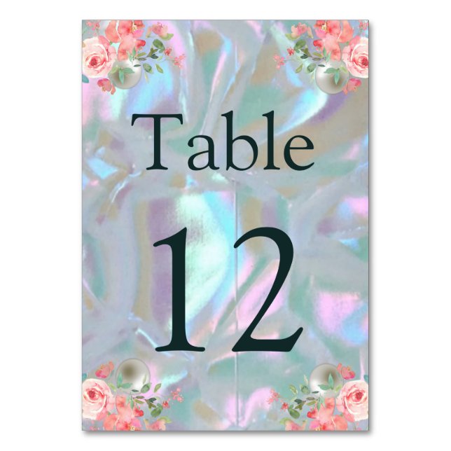 Seekartenkartentafelmutter der Perle Tischnummer (Vorderseite)