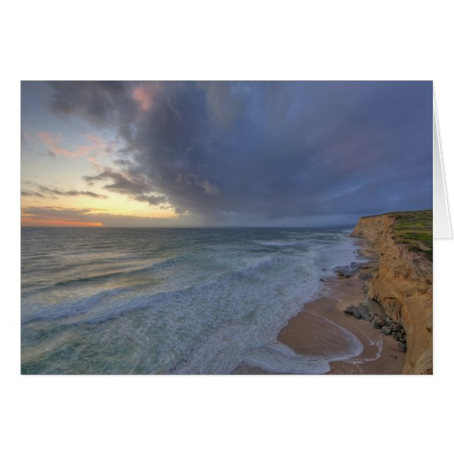 Seeklippen fangen Tage letztes Licht an Pomponi (Vorderseite (Horizontal))