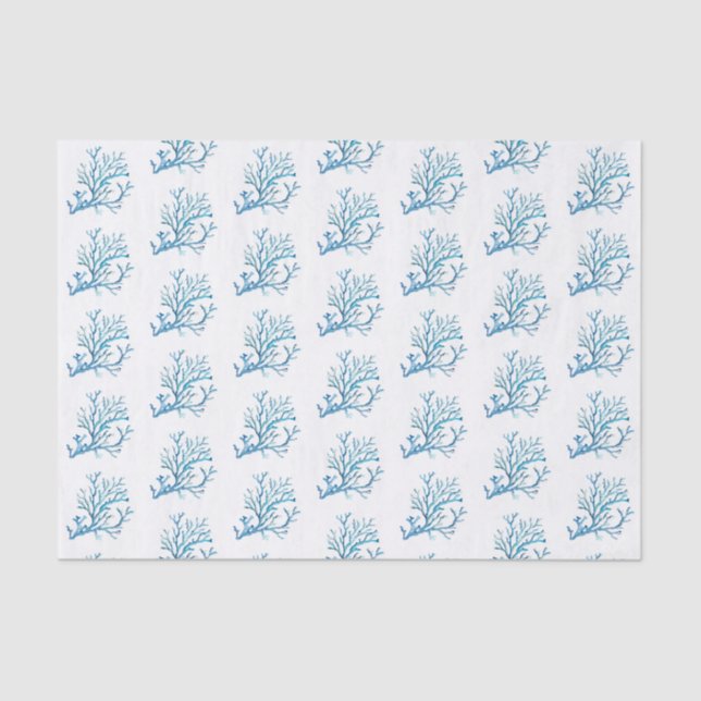 Seekorkor; Muster Strand Seidenpapier (Vorderseite)