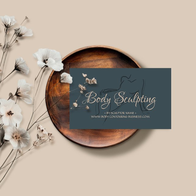 Seekörper Bildhauerei konturierender Wellness-Cent Visitenkarte (Von Creator hochgeladen)