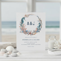 Seekranz | Rustic Beach Monogram Wedding