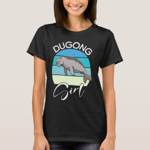 Seekuh Tier Dugong Mädchen Dugong T-Shirt