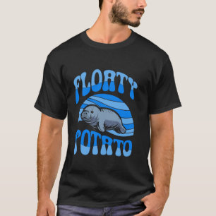 Seekühe Manatee Lover Floaty Potato Ocean Animal T-Shirt