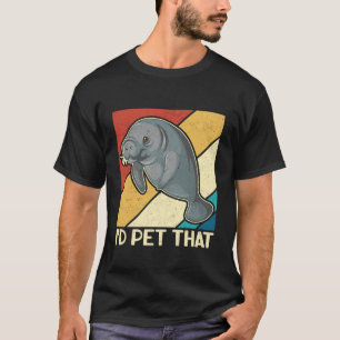 Seekühe Schwimmende Kartoffel Streichel die Seeku T-Shirt