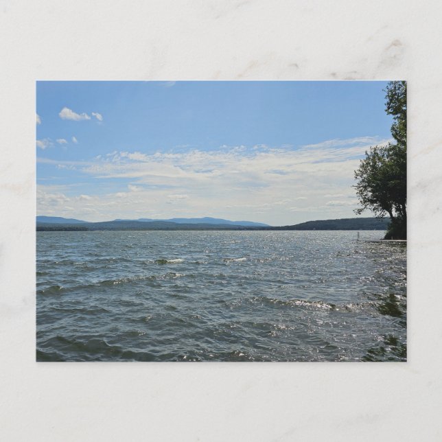 Seelandschaft Postkarte (Vorderseite)