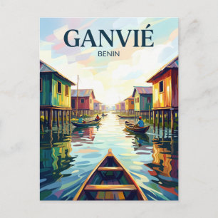 Seeldorf Ganvié Benin Postkarte