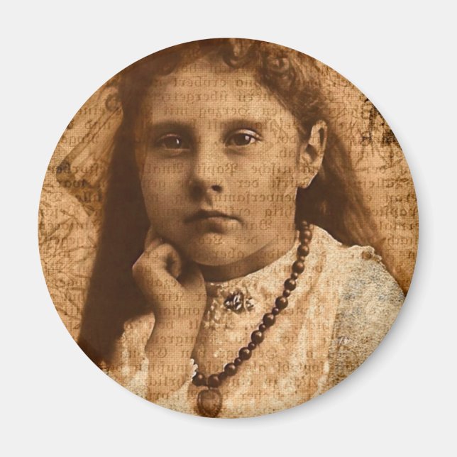 Seele Augen Digitale Kunst Magnet (Vorne)