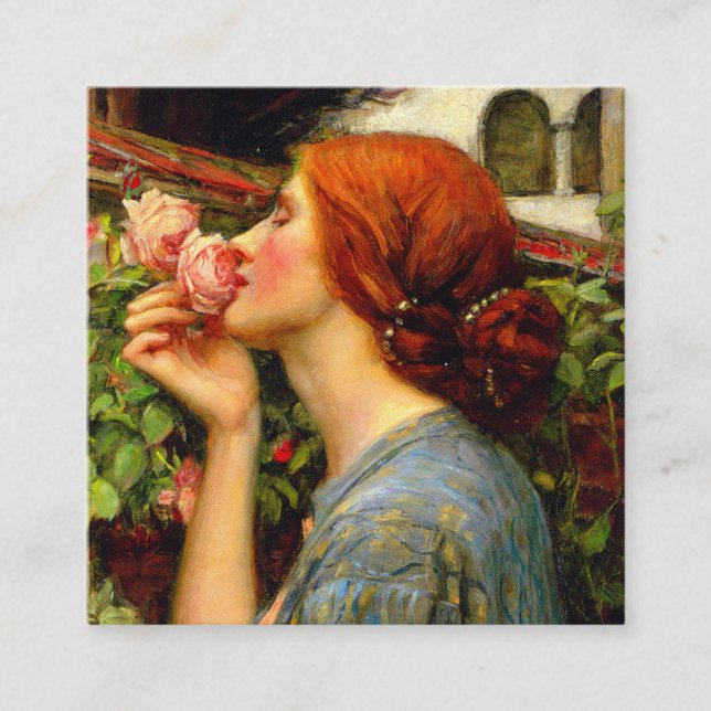 Seele der Rose John William Waterhouse Begleitkarte (Vorderseite)