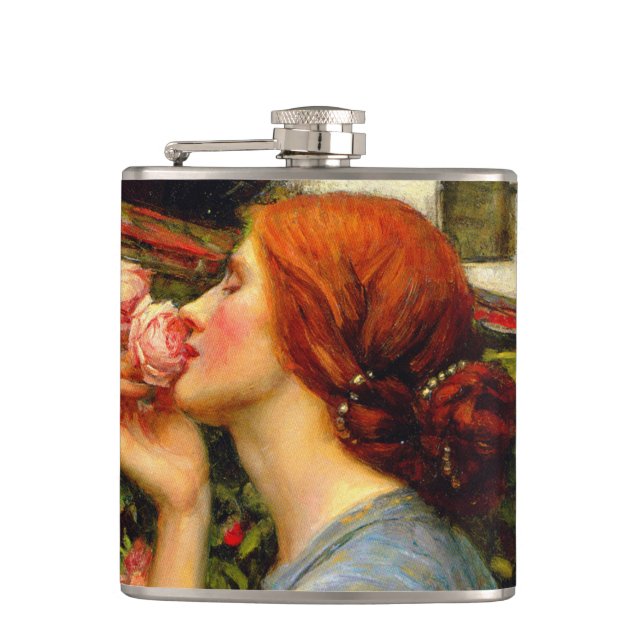 Seele der Rose John William Waterhouse Flachmann (Vorderseite)