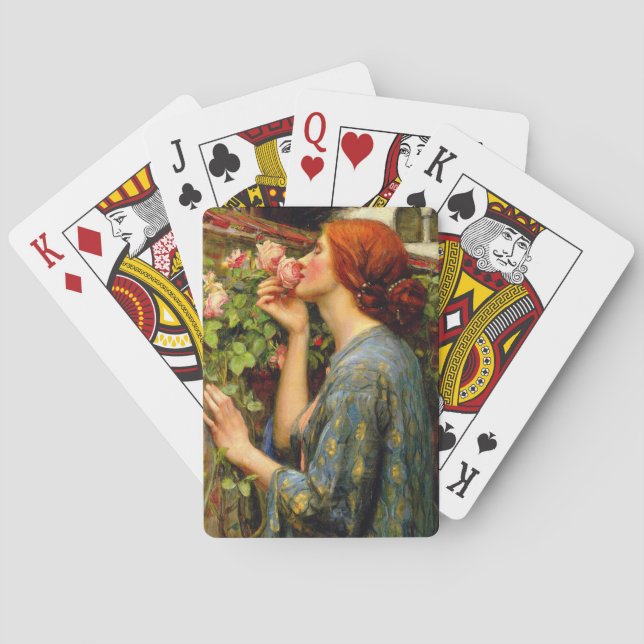 Seele der Rose John William Waterhouse Spielkarten (Rückseite)