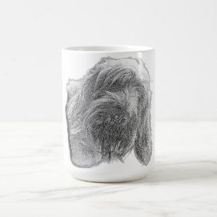 Seele eines Spinone – Künstlerische Linienarbeit T Kaffeetasse
