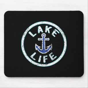 Seeleben Angeln Bootfahren Spruch Fischer Urlaub Mousepad