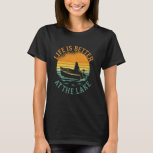 Seeleben Bootfahren Fischer Kayaking Segeln Kapitä T-Shirt