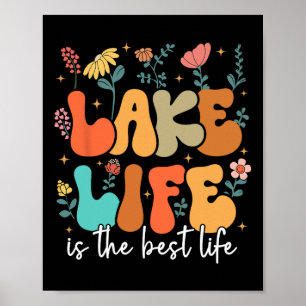 Seeleben ist das beste Leben See Vibes Sommerferie Poster