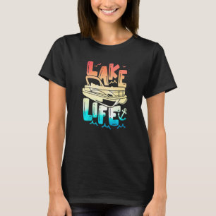 Seeleben Ponton Sommerurlaub Hallo Sommer Pontonfa T-Shirt