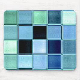 Seelebender AquaMarine-Glasfliesen-Mosaik Mousepad