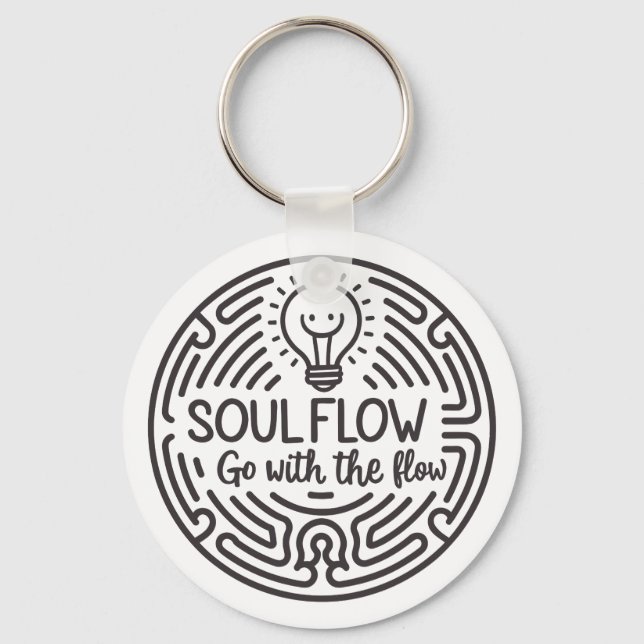 Seelenfluss Magnet Schlüsselanhänger (Vorderseite)