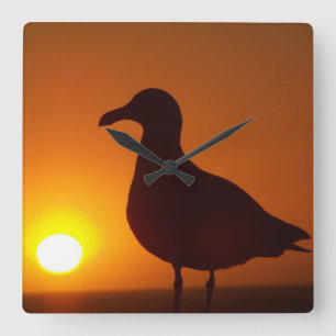 Seelenfrieden_Uhr Quadratische Wanduhr