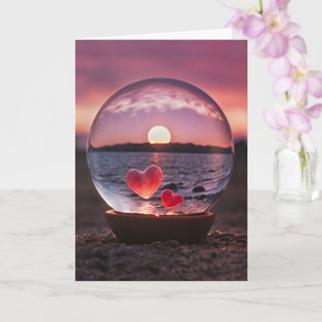 Seelenheirat Jahrestag Spirituell Karte (Orchidee)