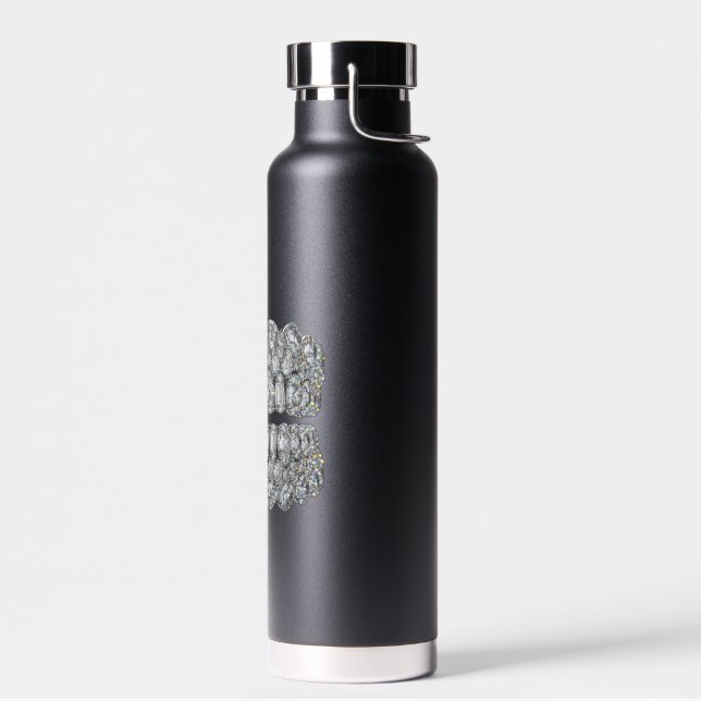Seelenhydration: Die Diamantflasche Trinkflasche (Links)