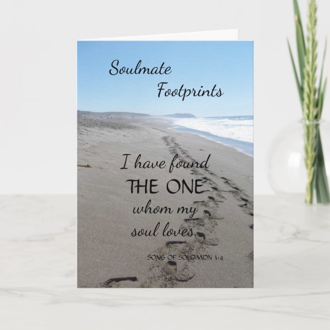 Seelenjubiläum fand die eine Karte (Vorderseite)