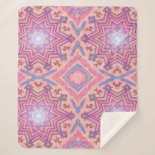 Seelenkreis – Folklore Mandala der inneren Ruhe Sherpadecke