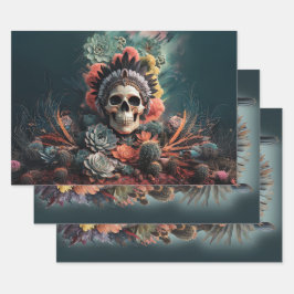 Seelenkrieger, Indianergotik Geschenkpapier Set