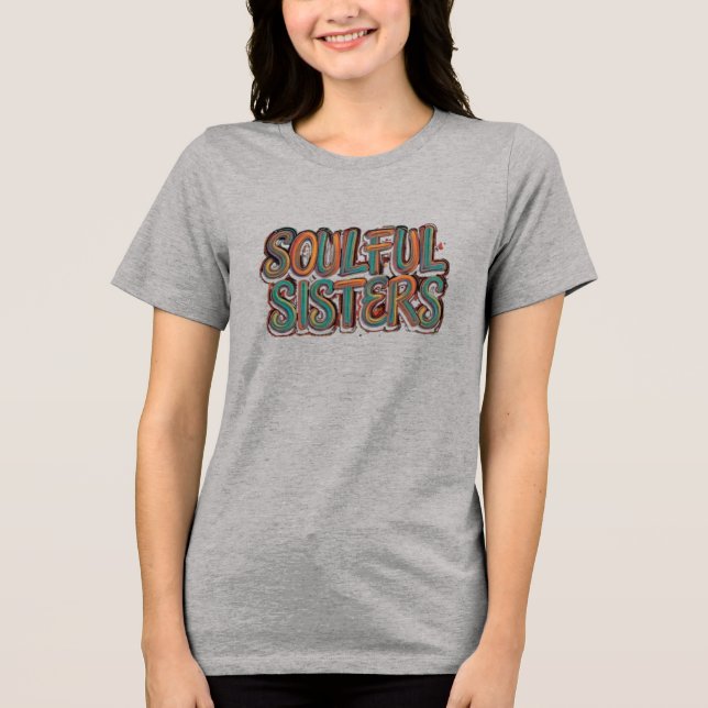 Seelenschwestern: Design von T - Shirt (Vorderseite)