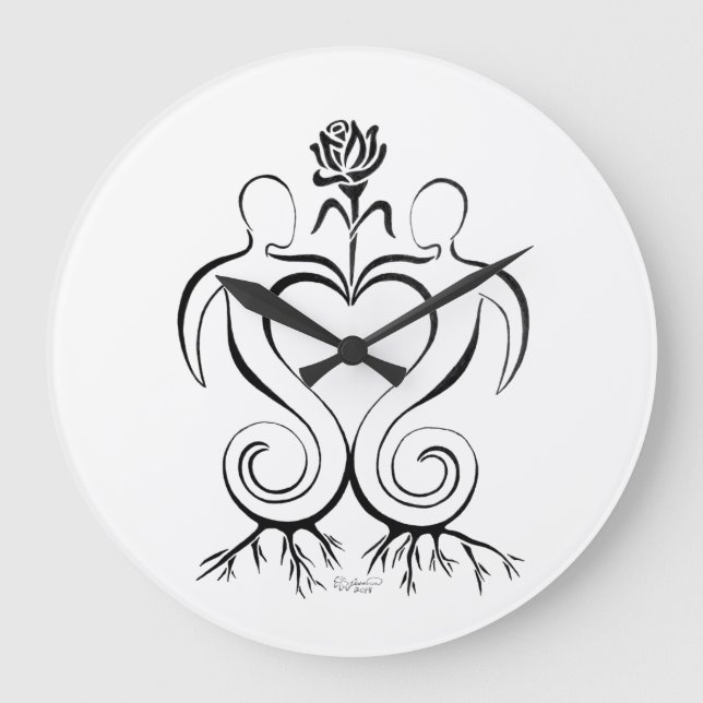 Seelensperre Gewerkschaft Große Wanduhr (Vorderseite)