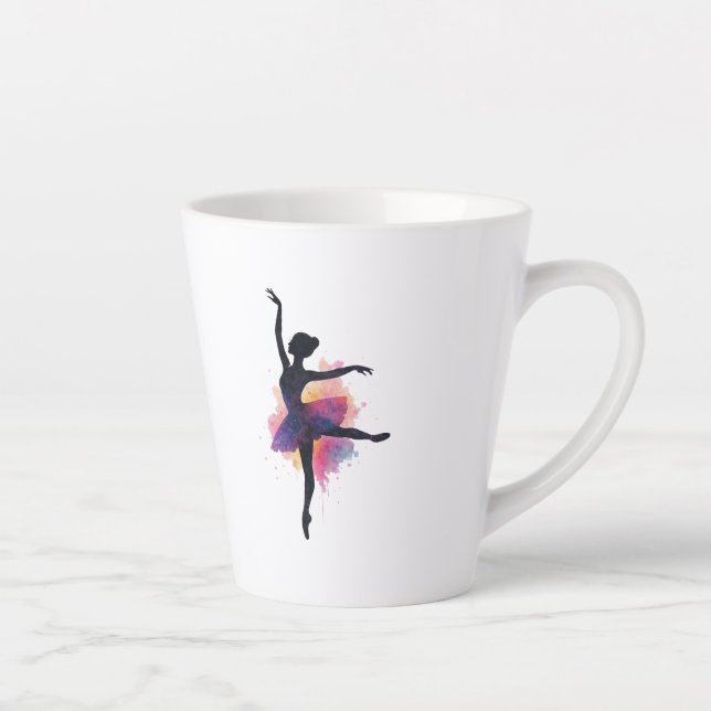 Seelentanz – Träumerisches Ballett Milchtasse (Rechts)