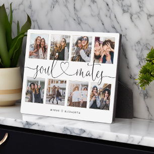 Seelenverwandte Skript-Geschenk für Freunde Fotoco Fotoplatte