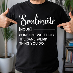 Seelenverwandter Jemand, der dieselbe seltsame Sac T-Shirt
