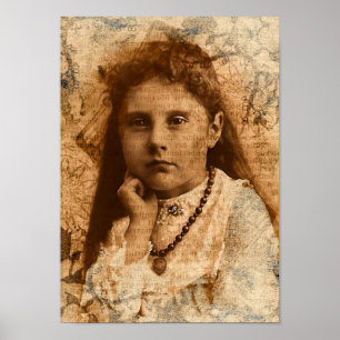 Seelenvolle Augen Kunst Poster