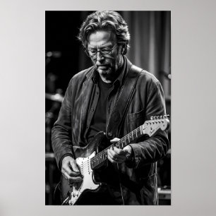 Seelenvolle Gitarren-Midnight-Reverie-Poster Poster