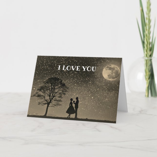 Seeleute I Liebe Sie Vorschlag romantisch einzigar Karte (Vorderseite)