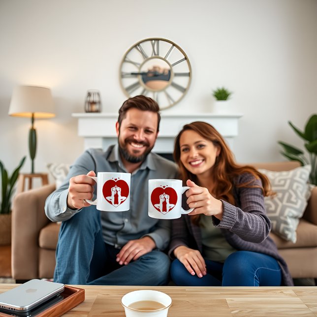 Seeleute in harmonischen Personalisierten Paaren M Kaffeetasse (Von Creator hochgeladen)