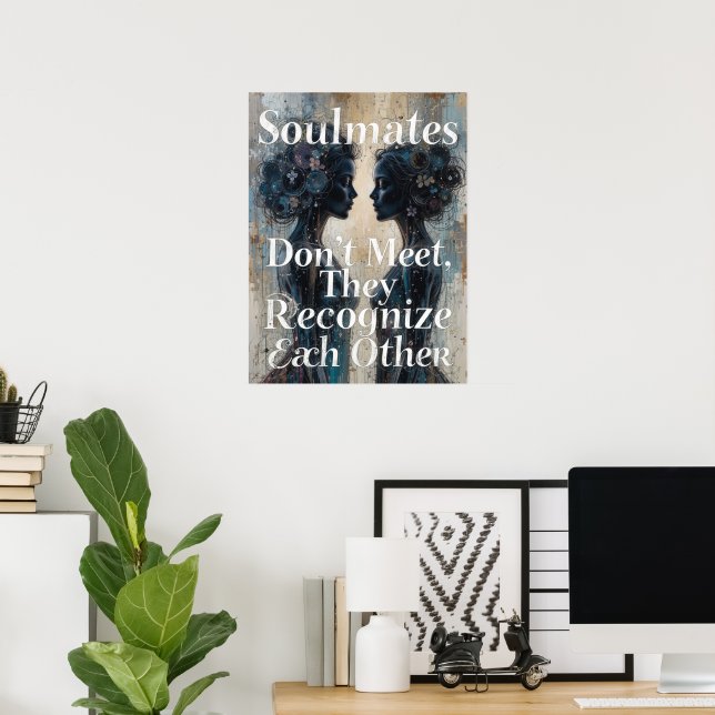 Seeleute Lesbische Liebe Zitat Kunst Poster (Heimbüro)