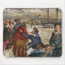 Seeleute und Ehefrauen (von John Lee) Mousepad