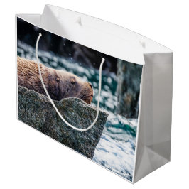 Seelöwe in der Auferstehungsbucht, Alaska Große Geschenktüte