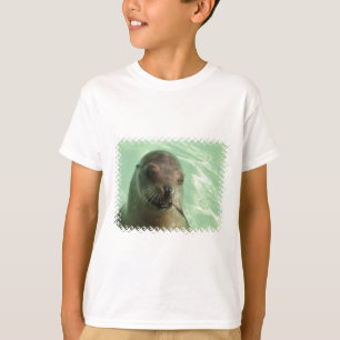 Seelöwe mit Fisch-KinderT - Shirt