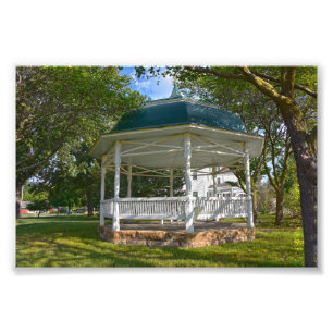 Seelye House Gazebo, Abilene, Kansas Fotodruck
