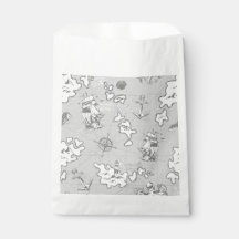 Seemann-Antik-Pirat-Karte